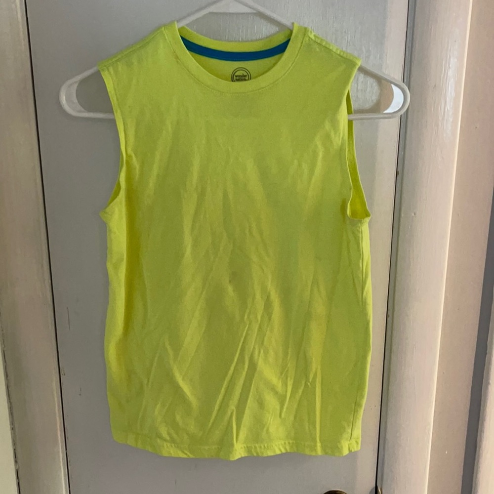 Yellow Boys Sleeveless Tank Size (10-12)
